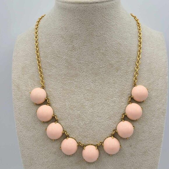 J Crew Pink Bubble Necklace NWOT!  NEW! - Picture 1 of 9